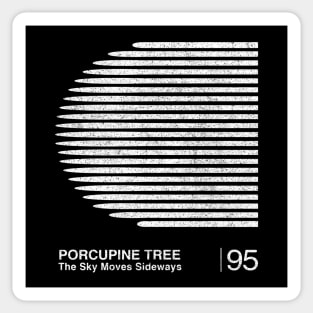 Porcupine Tree / Minimalist Graphic Design Artwork Sticker